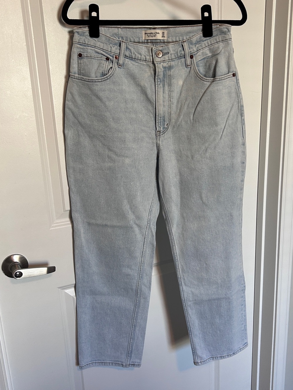 A&F straight leg jeans
